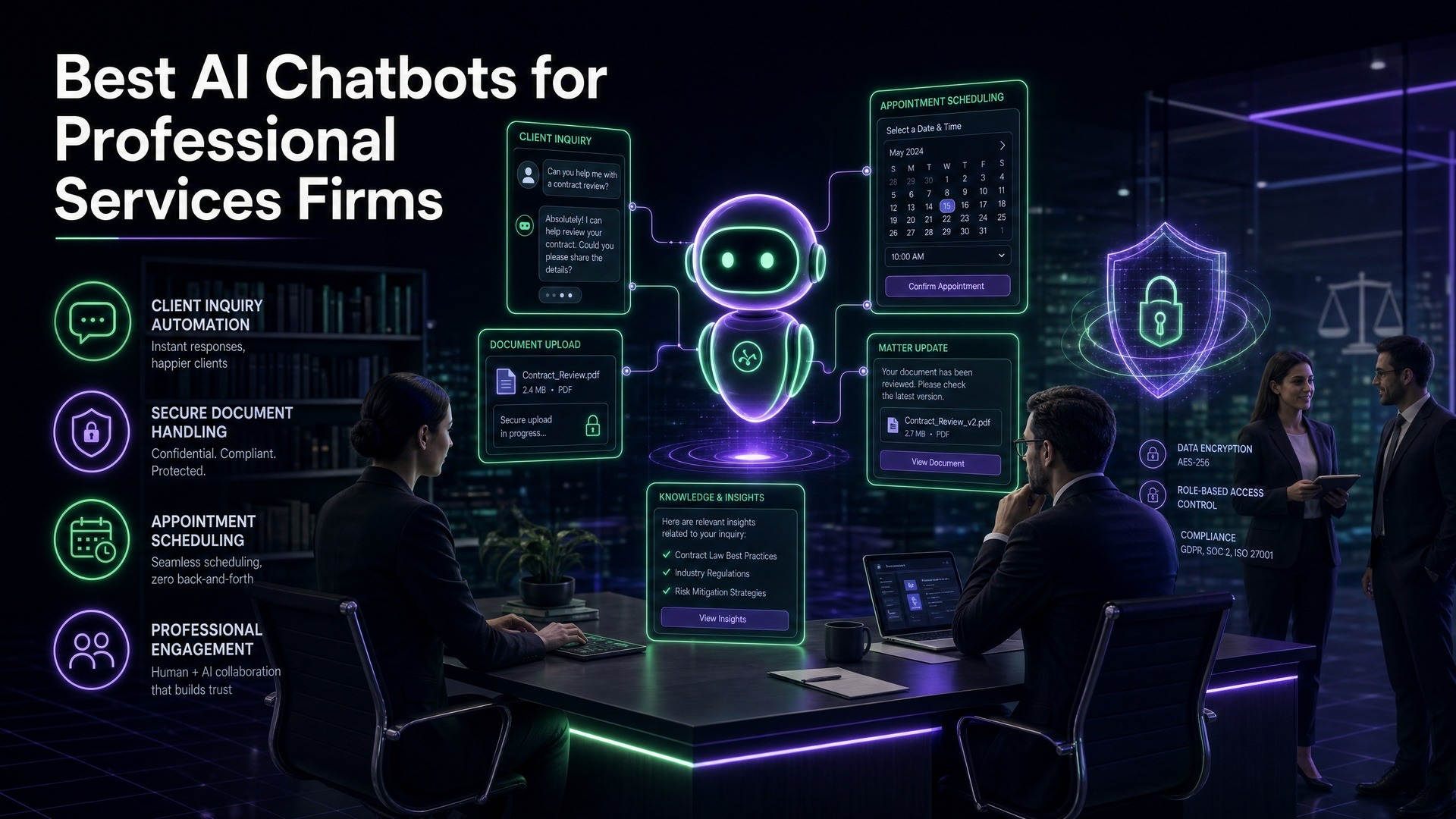 Top AI Chatbots Designed for Professional Services Firms